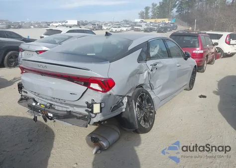 2023 Kia K5 Gt-Line z USA, uszkodzony, nr VIN 5XXG64J20PG214855